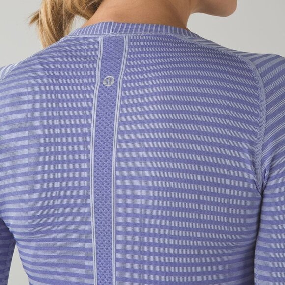 Lululemon Swiftly Tech Long Sleeve Crew Heathered Lullaby - Picture 6 of 14